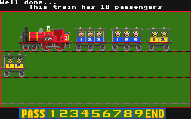 Numbers atari screenshot
